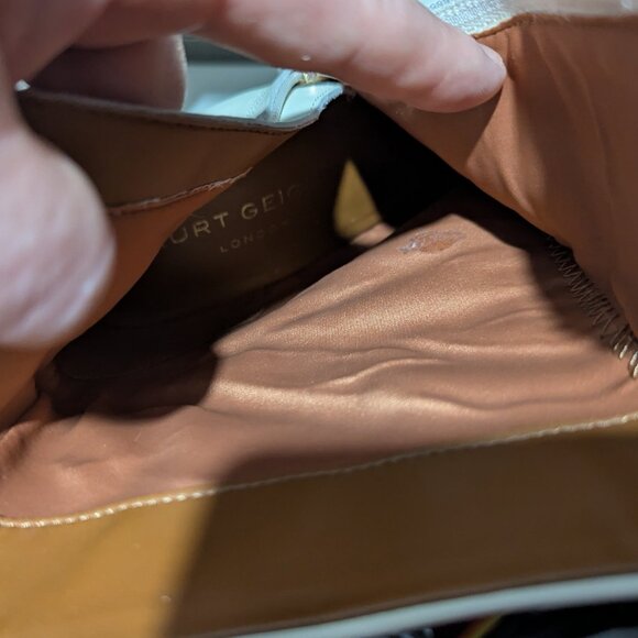 Kurt Geiger London white leather ankle boots - Picture 5 of 9